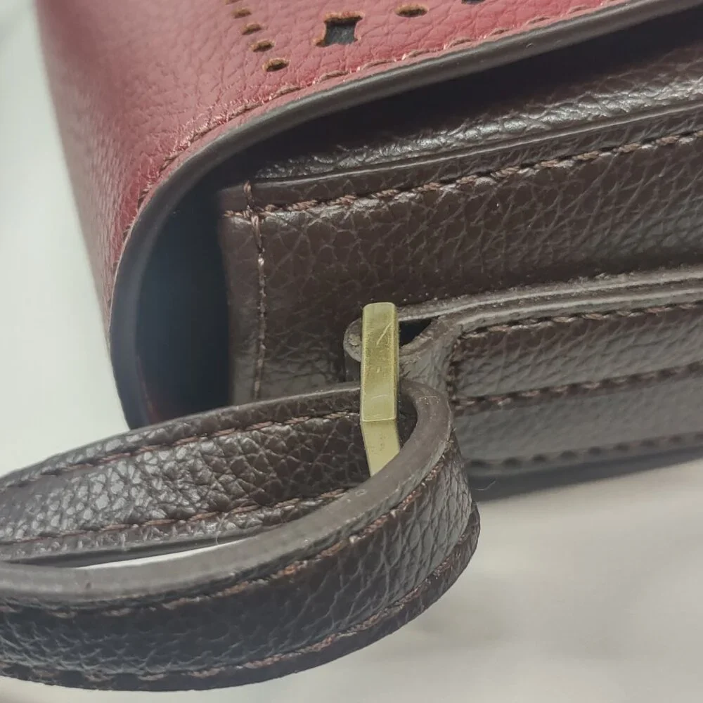 Chala Half Moon Paw Print Crossbody Purse with Adjustable Strap - Picture 6 of 13